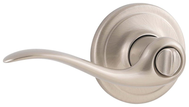 Kwikset مقبض باب دخول كويكست تستان مع قفل ومفتاح، ذراع خارجي قابل للعكس وآمن، للمدخل الأمامي وغرف النوم، برونز فينيسي، مقاوم للاختيار، أمان إعادة مفتاح سمارتكي وميكروبان - Image 2